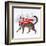 Christmas Cats & Dogs I-Victoria Borges-Framed Art Print