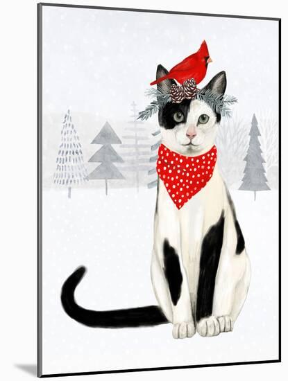 Christmas Cats & Dogs VI-Victoria Borges-Mounted Art Print