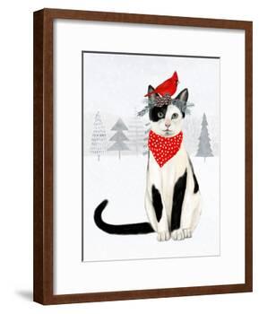 Christmas Cats & Dogs VI-Victoria Borges-Framed Art Print