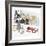 Christmas Chalet II-Victoria Borges-Framed Premium Giclee Print