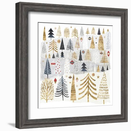 Christmas Chalet III-Victoria Borges-Framed Art Print