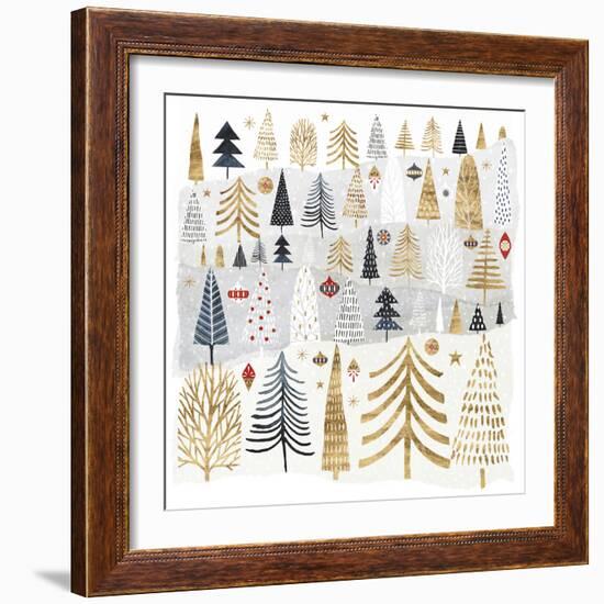 Christmas Chalet III-Victoria Borges-Framed Art Print