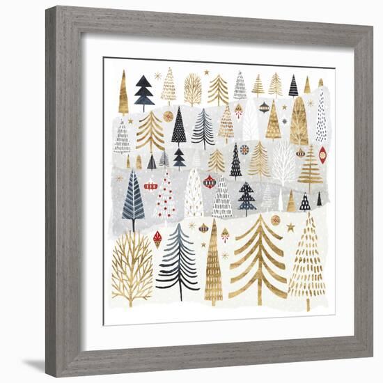 Christmas Chalet III-Victoria Borges-Framed Premium Giclee Print