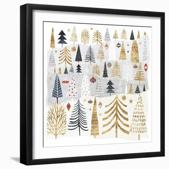 Christmas Chalet III-Victoria Borges-Framed Premium Giclee Print