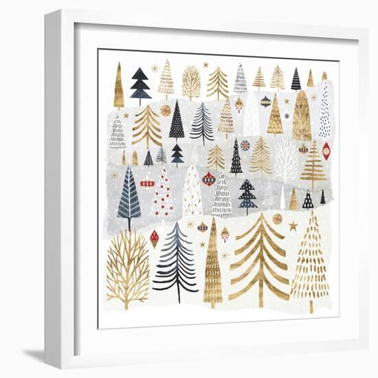 Christmas Chalet III-Victoria Borges-Framed Premium Giclee Print