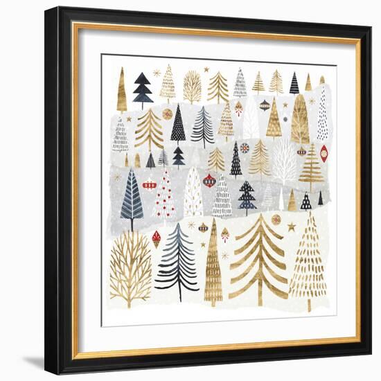 Christmas Chalet III-Victoria Borges-Framed Premium Giclee Print