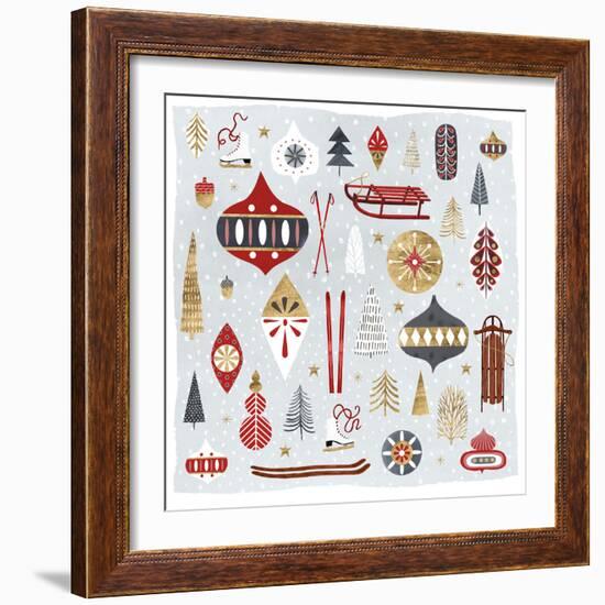 Christmas Chalet IV-Victoria Borges-Framed Art Print