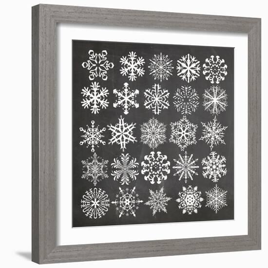 Christmas Chalk 2-Erin Clark-Framed Giclee Print