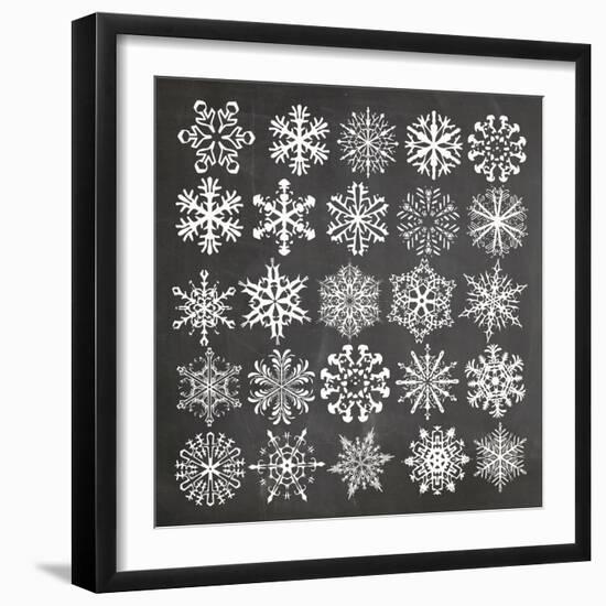 Christmas Chalk 2-Erin Clark-Framed Giclee Print