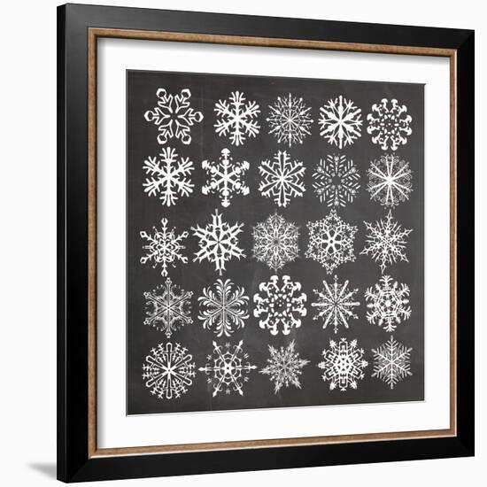 Christmas Chalk 2-Erin Clark-Framed Giclee Print