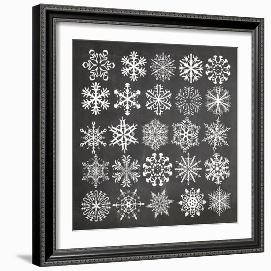 Christmas Chalk 2-Erin Clark-Framed Giclee Print