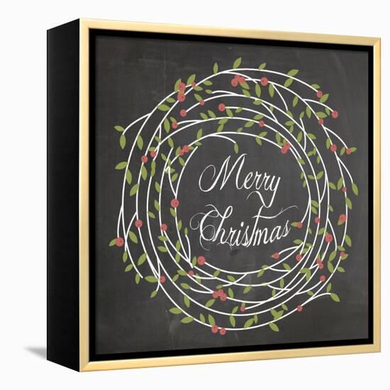 Christmas Chalk 3-Erin Clark-Framed Premier Image Canvas