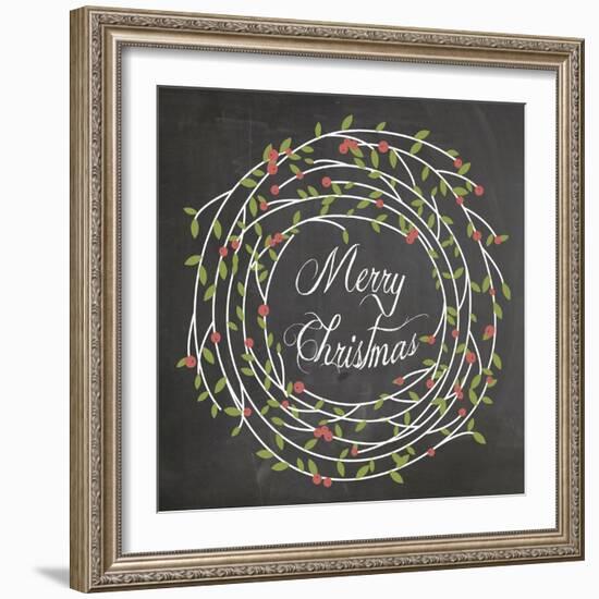 Christmas Chalk 3-Erin Clark-Framed Giclee Print