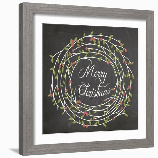 Christmas Chalk 3-Erin Clark-Framed Giclee Print