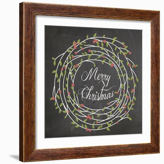 Christmas Chalk 3-Erin Clark-Framed Giclee Print