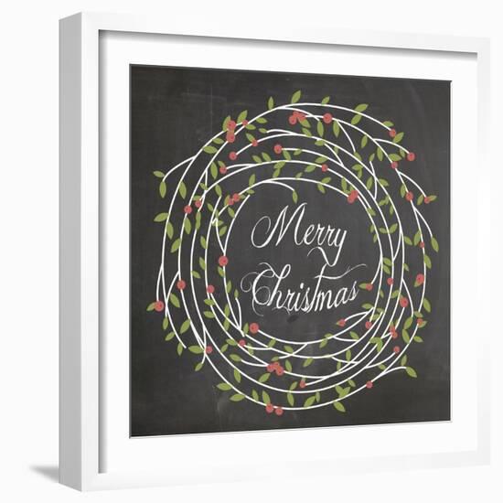 Christmas Chalk 3-Erin Clark-Framed Giclee Print