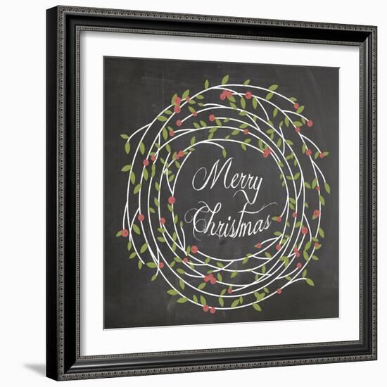 Christmas Chalk 3-Erin Clark-Framed Giclee Print