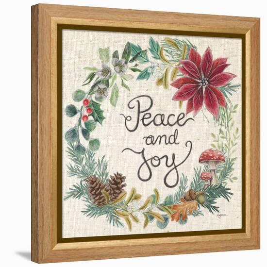 Christmas Chalk IV Light-Mary Urban-Framed Stretched Canvas