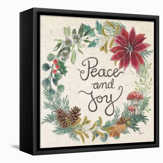 Christmas Chalk IV Light-Mary Urban-Framed Stretched Canvas