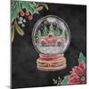 Christmas Chalk Snow Globe-Mary Urban-Mounted Art Print