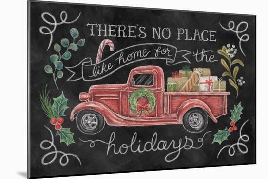 Christmas Chalk VI-Mary Urban-Mounted Art Print