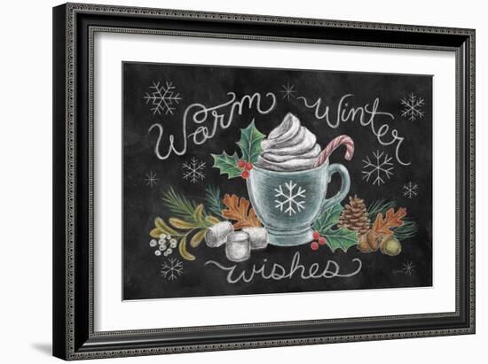 Christmas Chalk VIII-Mary Urban-Framed Art Print