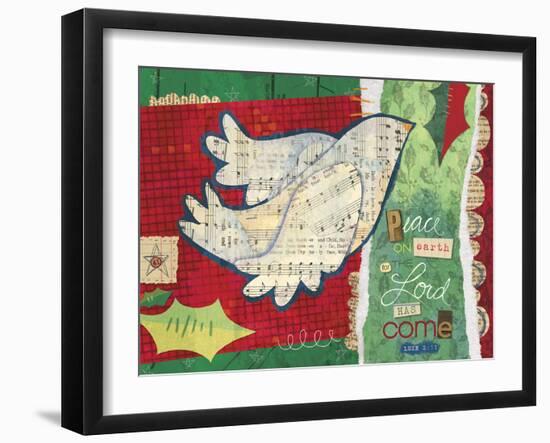 Christmas Collage 1-Holli Conger-Framed Giclee Print