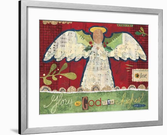 Christmas Collage 3-Holli Conger-Framed Giclee Print