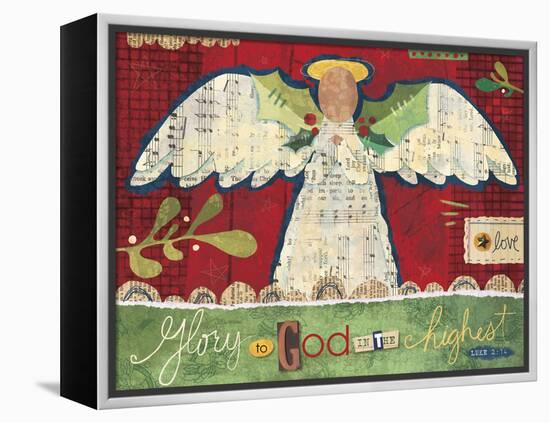 Christmas Collage 3-Holli Conger-Framed Premier Image Canvas