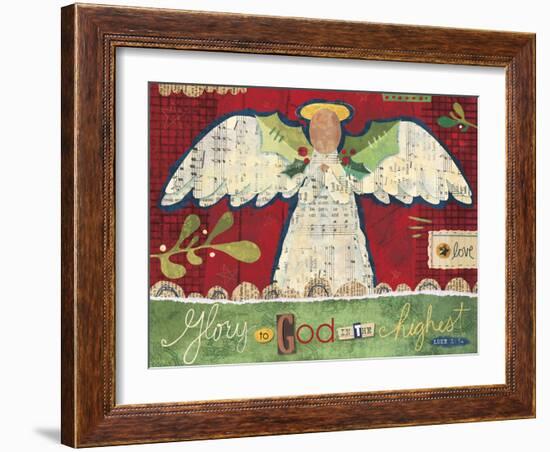 Christmas Collage 3-Holli Conger-Framed Giclee Print