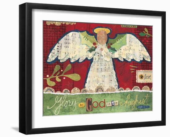 Christmas Collage 3-Holli Conger-Framed Giclee Print