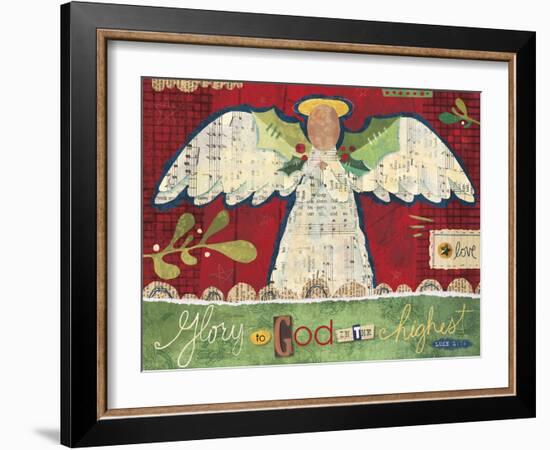 Christmas Collage 3-Holli Conger-Framed Giclee Print