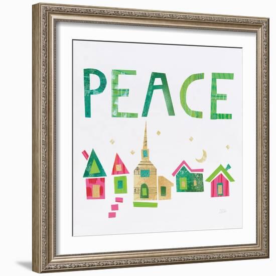 Christmas Collage IV-Melissa Averinos-Framed Art Print