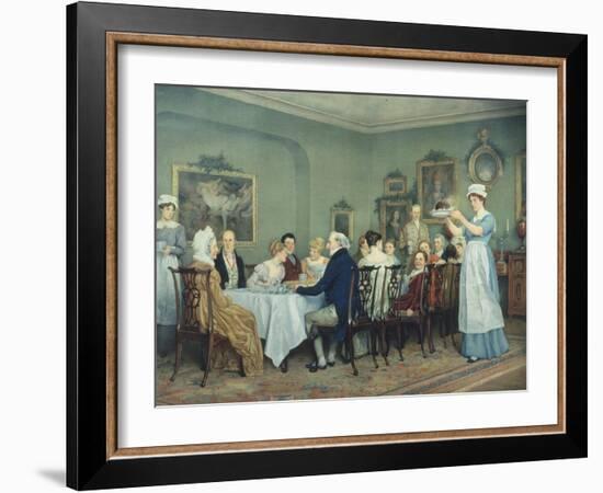 Christmas Comes But Once a Year-Charles Green-Framed Giclee Print