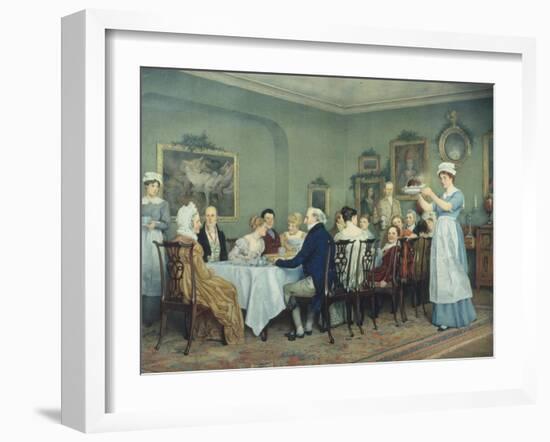 Christmas Comes But Once a Year-Charles Green-Framed Giclee Print