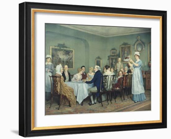 Christmas Comes But Once a Year-Charles Green-Framed Giclee Print