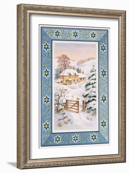 Christmas Cottage-Stanley Cooke-Framed Giclee Print