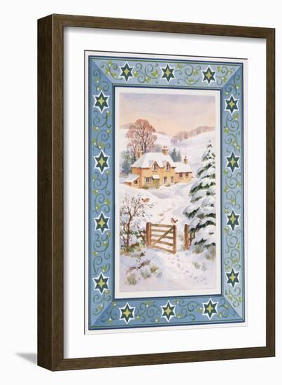Christmas Cottage-Stanley Cooke-Framed Giclee Print