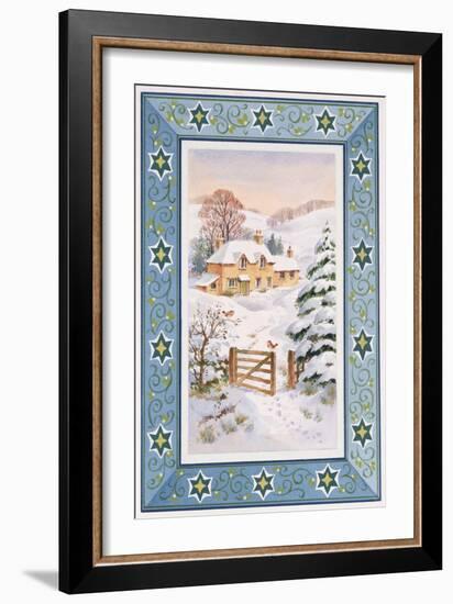 Christmas Cottage-Stanley Cooke-Framed Giclee Print