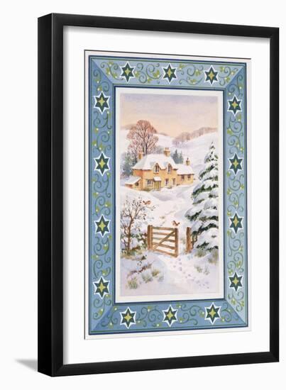 Christmas Cottage-Stanley Cooke-Framed Giclee Print