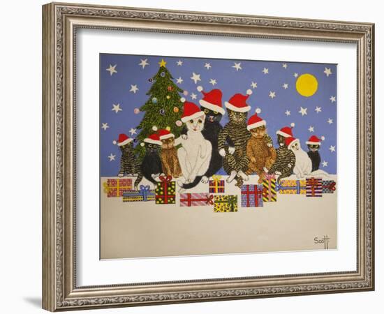 Christmas Crackers, 2016-Pat Scott-Framed Giclee Print