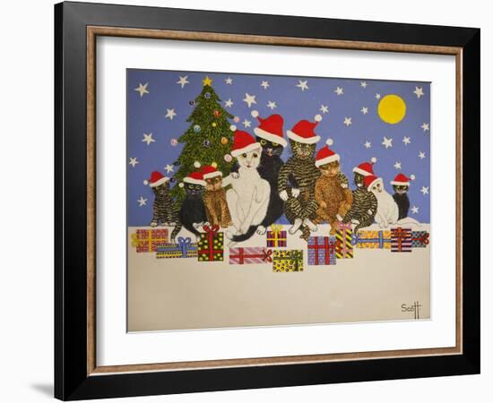 Christmas Crackers, 2016-Pat Scott-Framed Giclee Print