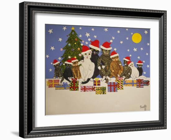 Christmas Crackers, 2016-Pat Scott-Framed Giclee Print