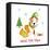 Christmas Critters I-Farida Zaman-Framed Stretched Canvas