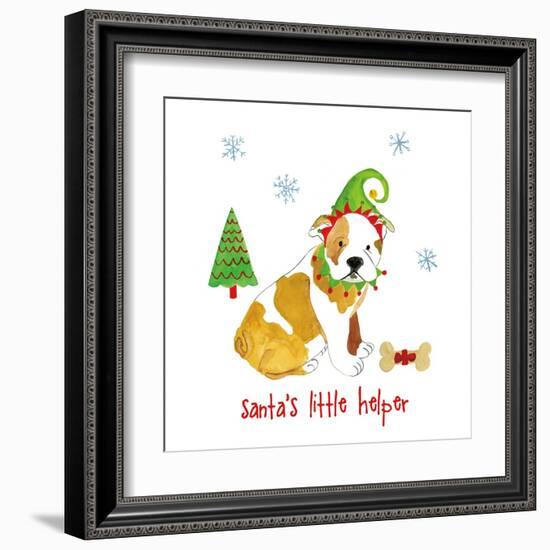 Christmas Critters I-Farida Zaman-Framed Art Print