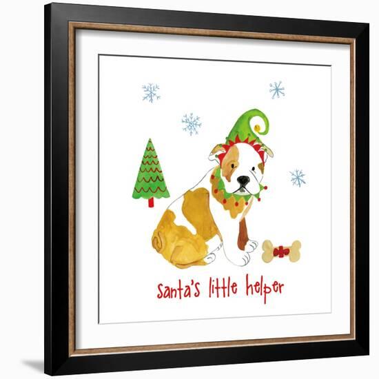 Christmas Critters I-Farida Zaman-Framed Art Print