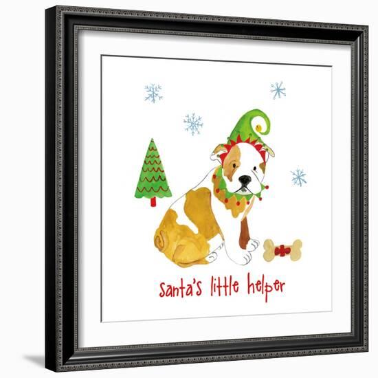 Christmas Critters I-Farida Zaman-Framed Art Print