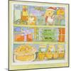 Christmas cupboard interior-Jennifer Abbott-Mounted Giclee Print