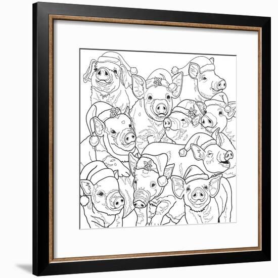 Christmas Cuties 11-Jenny Newland-Framed Giclee Print