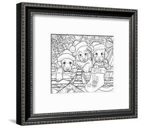 Christmas Cuties 14-Jenny Newland-Framed Giclee Print